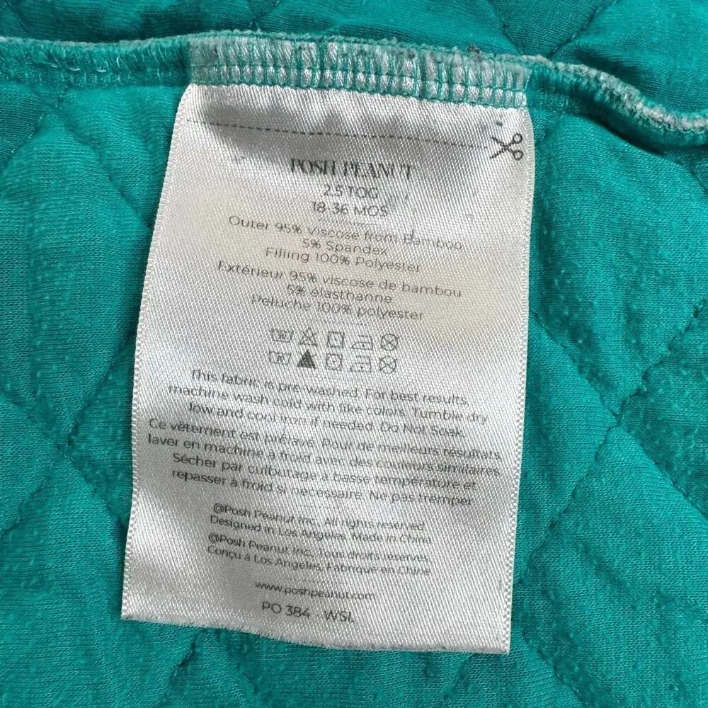 POSH PEANUT Medieval Knights Green Sleep Bag Sack Size 18-36 months 2.5 TOG